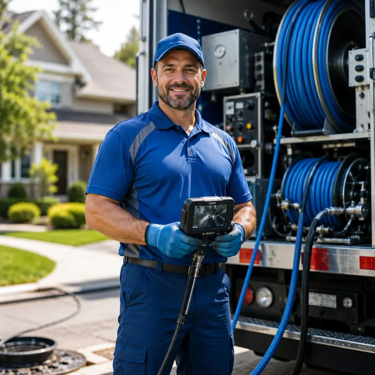 Local outdoor drain cleaning specialists in Jenison, MI